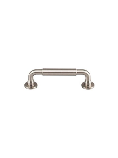 Lily Cabinet Pull - 3 3/4 inch Center-to-Center in Satin Nickel.